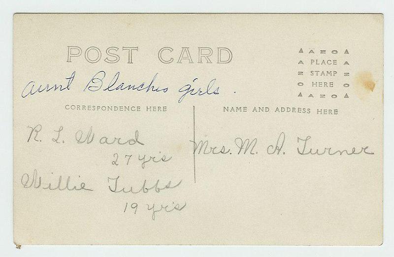 R L Ward, Willie Tubbs back